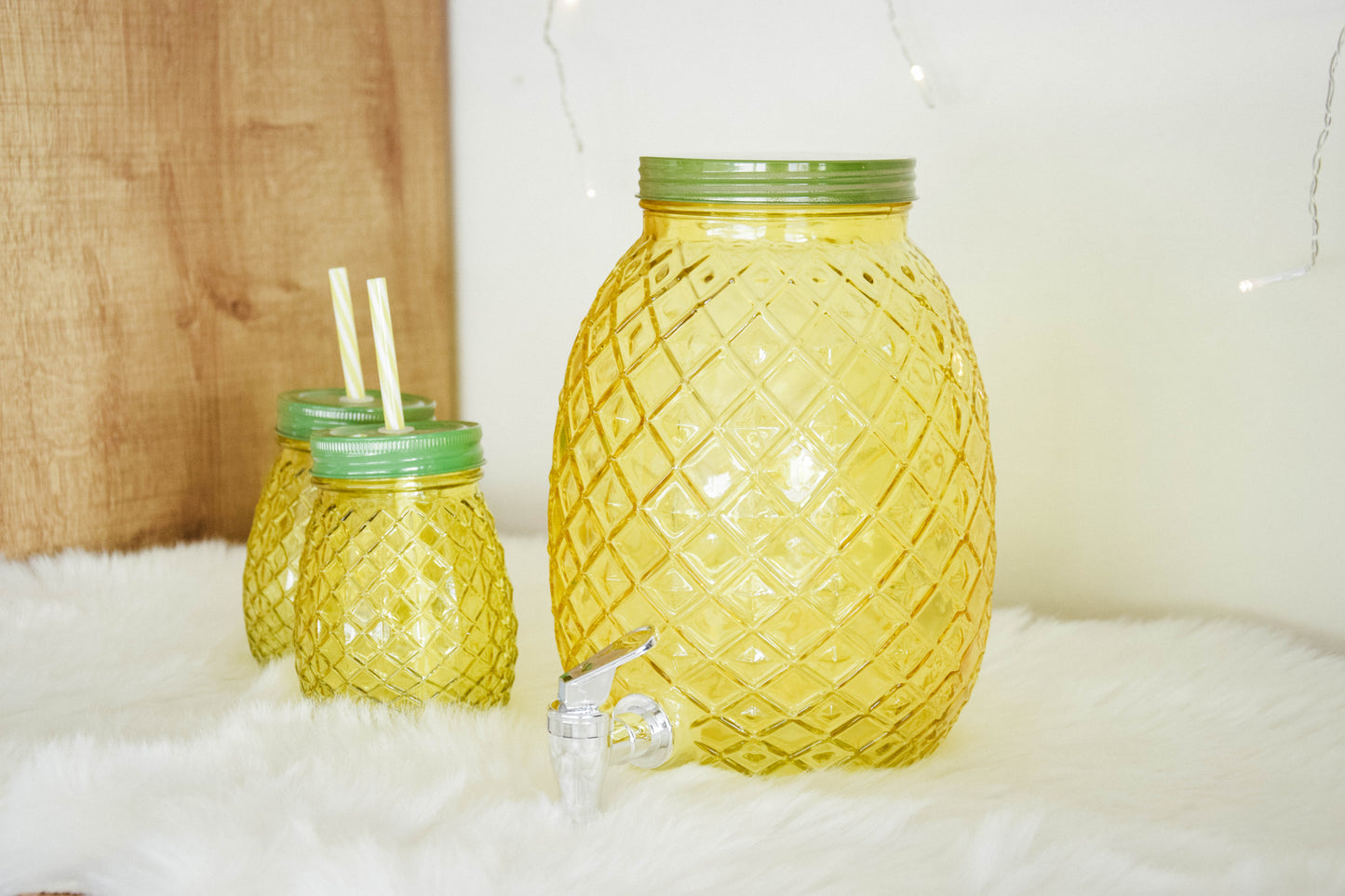 Drankdispenser set Ananas