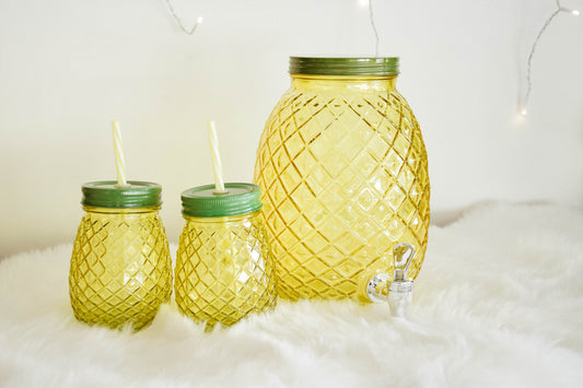 Drankdispenser set Ananas