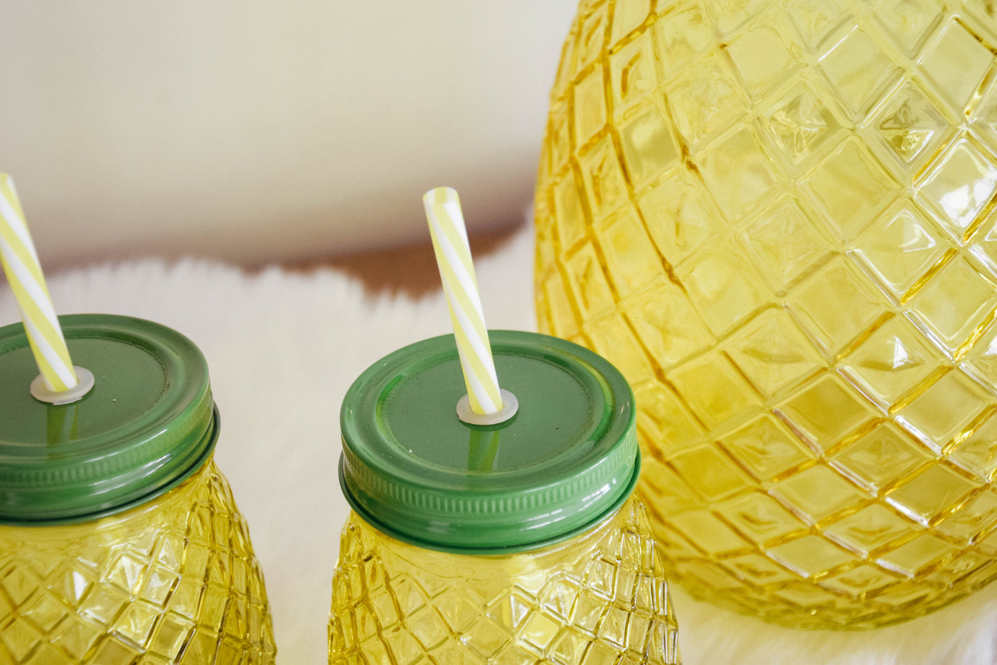 Drankdispenser set Ananas